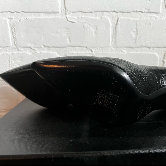 YSL Opyum 85 Croc embossed pump -36.5- new - Picture 10 of 12